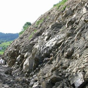 Výstavba cesty Skalité - hranica SR/PR