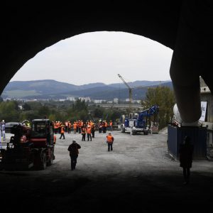 Modernizácia trate Púchov – Žilina pre rýchlosť do 160 km/h, I. etapa – Tunel Diel Modernizácia trate Púchov - Žilina pre rýchlosť do 160 km/h, I. etapa - Tunel Diel